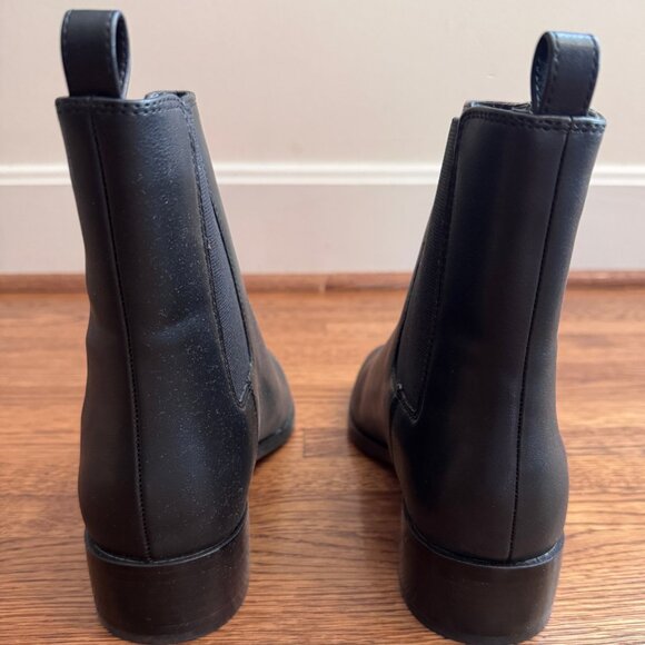 NEW J.Crew Factory Chelsea Boots | Black Ankle Booties Size 7.5 - Picture 9 of 12